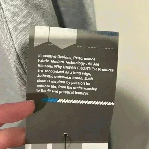 Urban Frontier NEW Mens 1/4 Quarter Zip Sweatshirt Gray Size XXL Casual Active - Picture 4 of 16